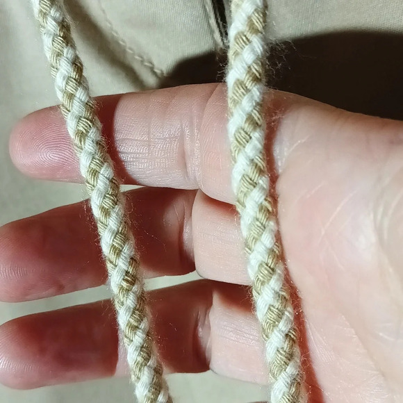 Talbot's cropped nautical beach wide leg pockets front & back rope belt … - Picture 7 of 10